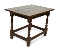 A William and Mary Oak Table