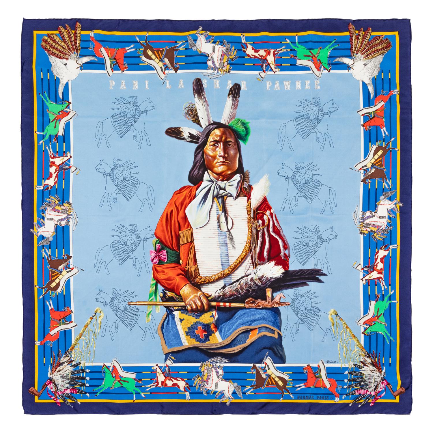 Hermès 90cm Silk Scarf