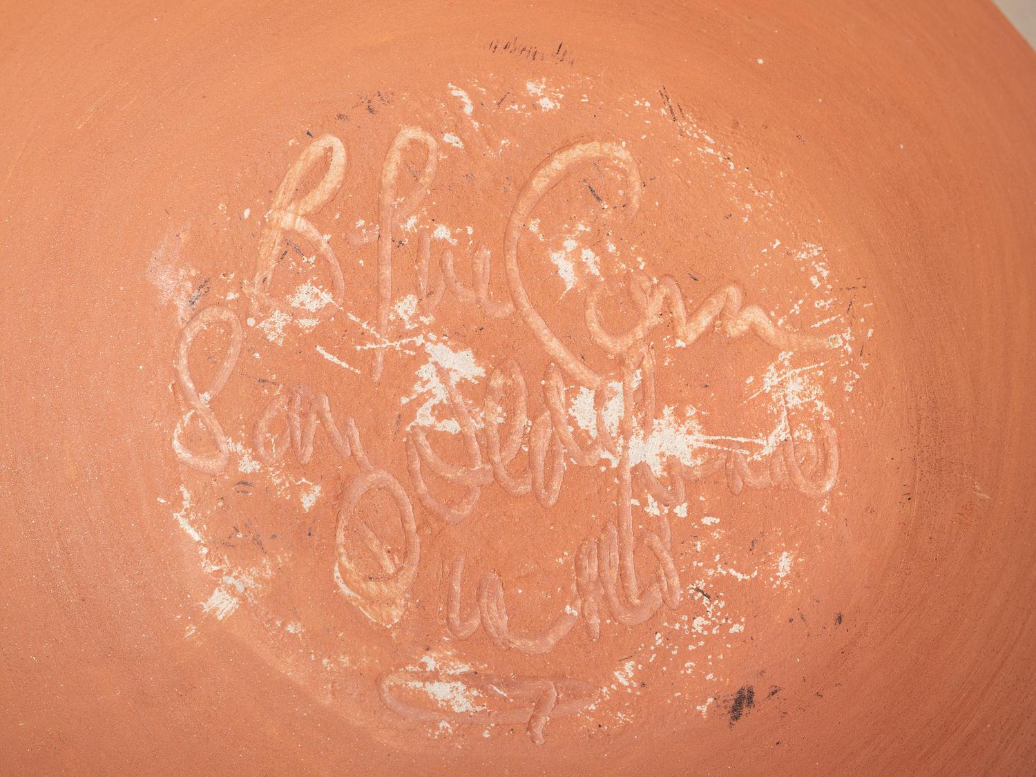 Redware Pottery, with Design Description Sketch