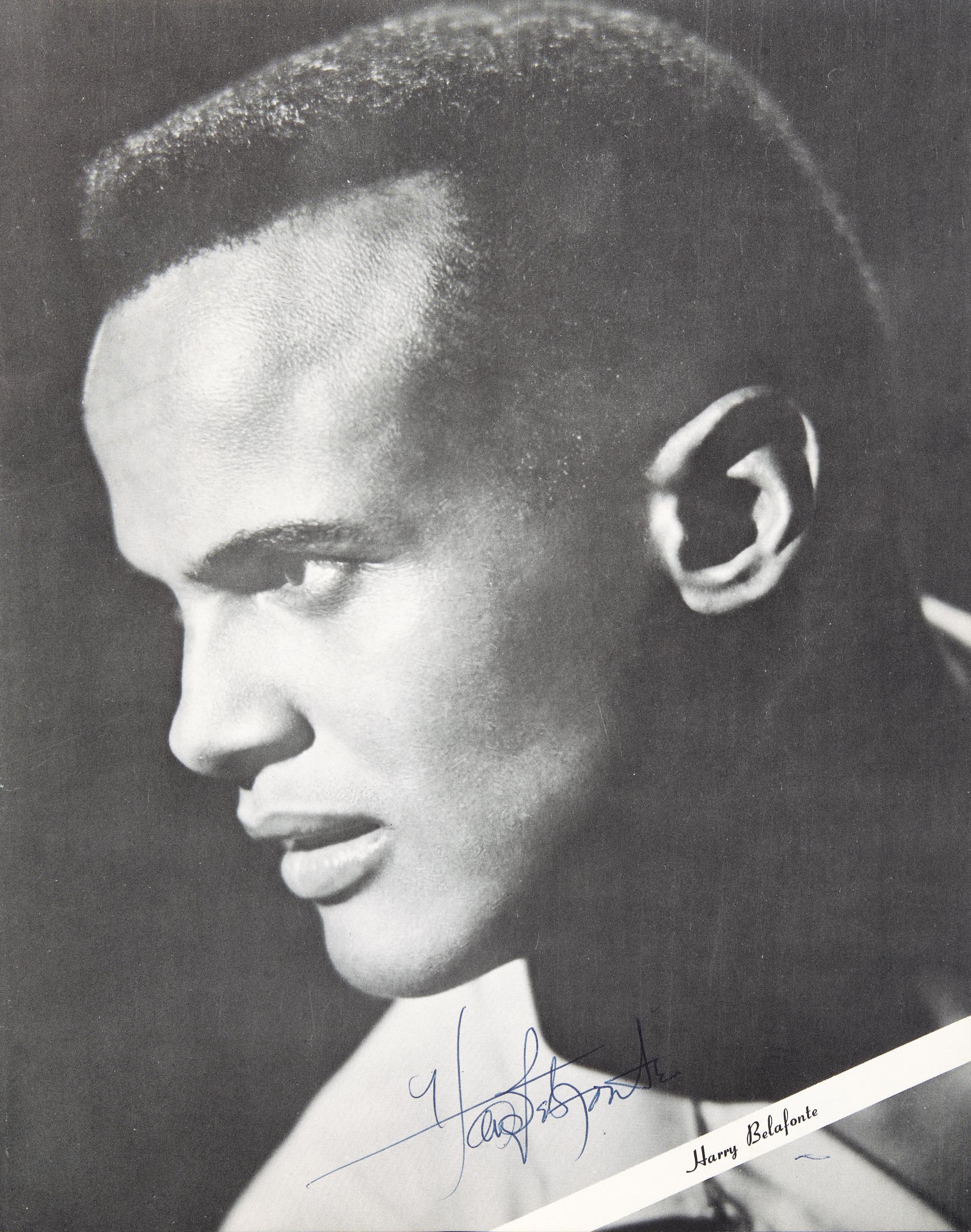 [Presidential] [Kennedy, John F.] Sinatra, Frank, and Ella Fitzgerald, and Harry Belafonte, et al. John F. Kennedy's Inaugural Gala Program, signed