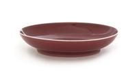 A Copper Red Glazed Porcelain Dish Diameter 6 1/2 inches. — QIANLONG PERIOD (1736-1795)
