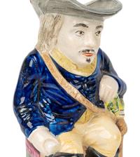 A Seated Soldier or King Charles I Toby Jug