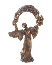 An Art Nouveau Bronze Figural Lamp, AFTER AGATHON LEONARD, Height 19 1/2 inches. — AFTER AGATHON LEONARD,