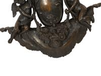 A French Patinated Bronze Architectural Ornament