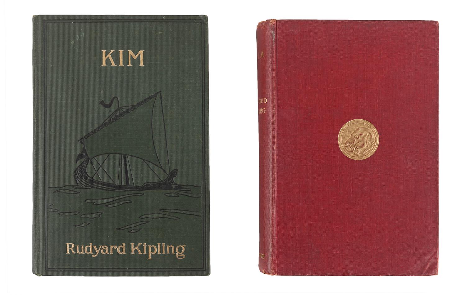 KIPLING, Rudyard (1865-1936). Kim. New York: Doubleday, Page & Co., 1901.