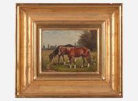 Scott Leighton (1847-1898), Winter Roundup and Spring in the Pasture