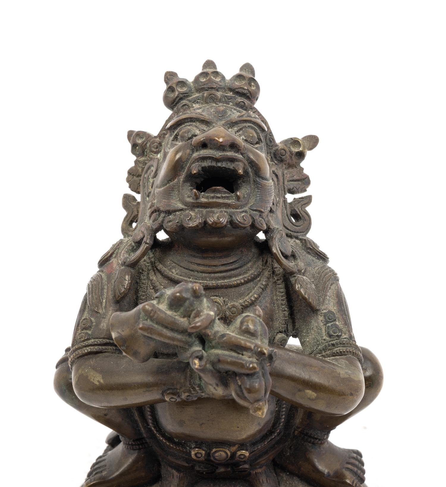 A Tibetan Bronze Figure of Vajradaka