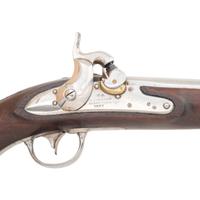 Confederate Style Brazed Bolster Alteration of a US Model 1836 Pistol with New Jersey Surcharges
