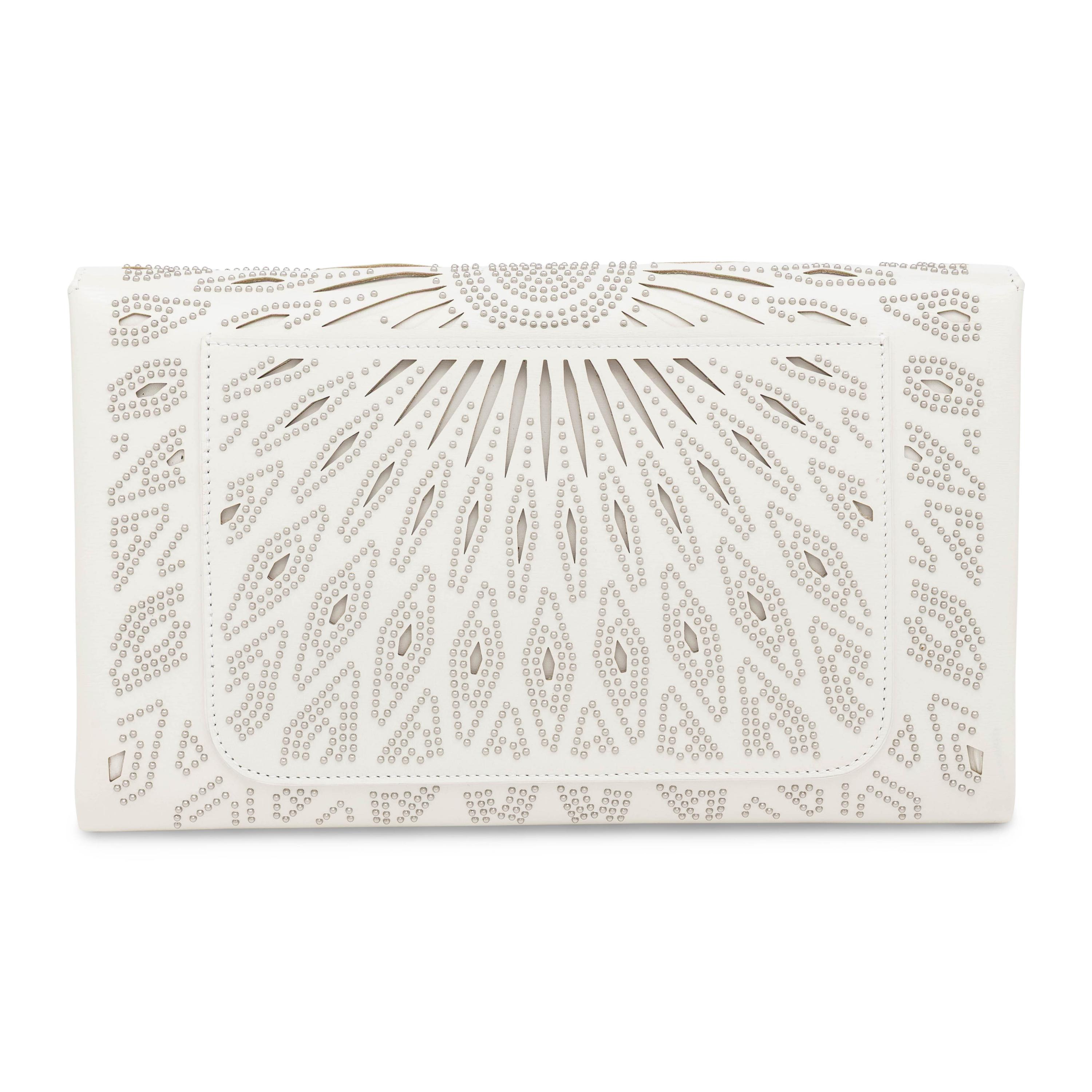 Alaïa, Studded Leather Flap Clutch