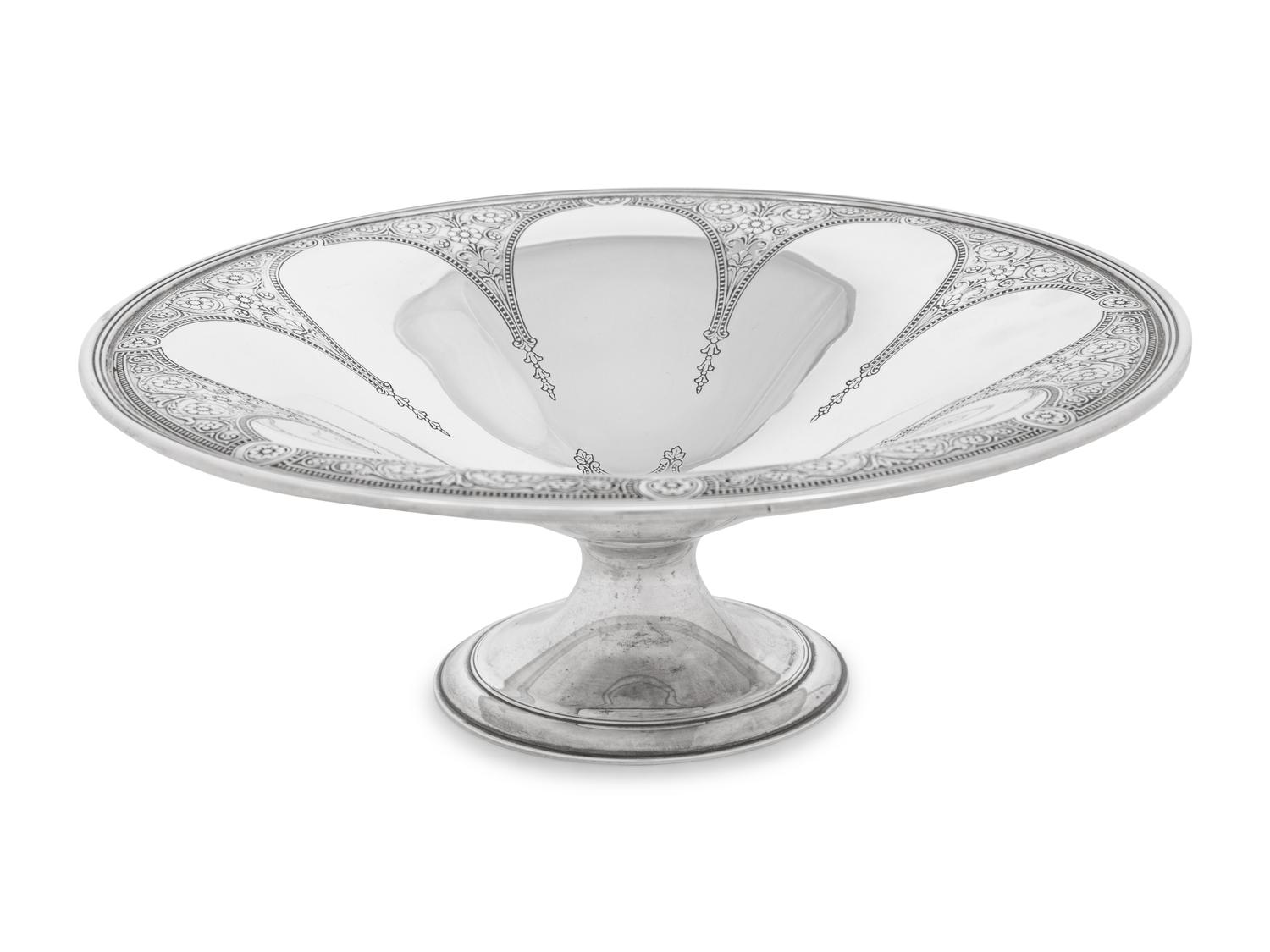 A Tiffany and Co. Silver Fruit Stand
