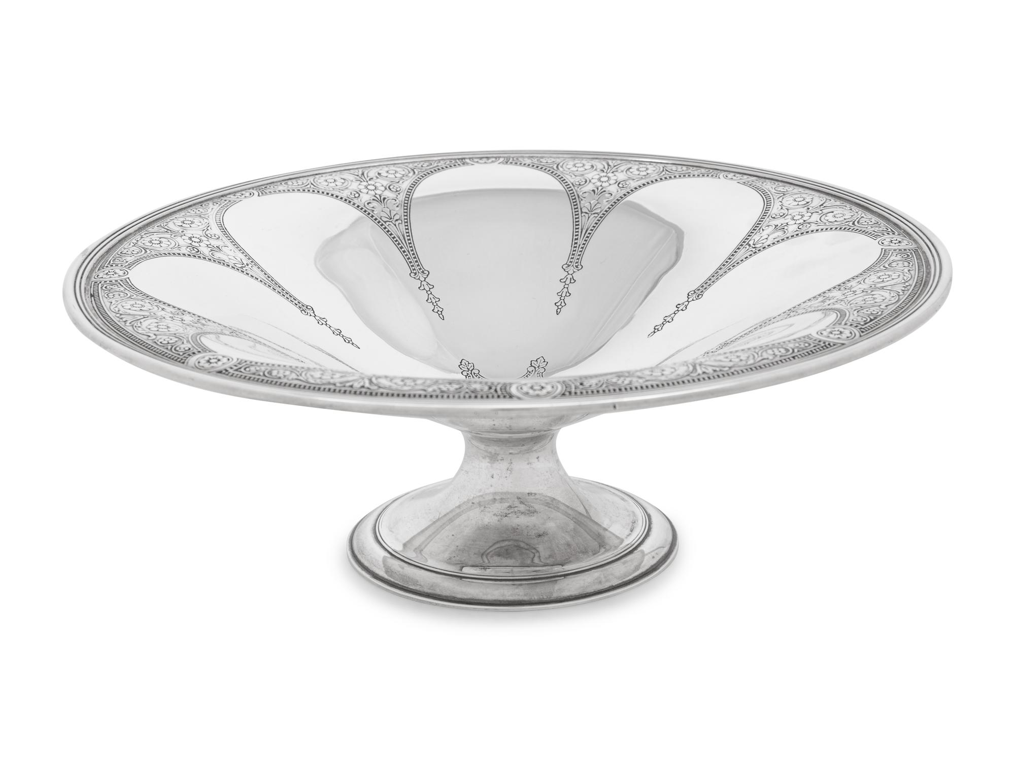 A Tiffany and Co. Silver Fruit Stand