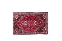 A Persian Wool Rug 8 feet 4 inches x 5 feet 1 inch.