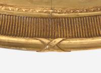 A George III Style Giltwood Oval Mirror