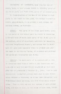 CLEMENS, SAMUEL L. Contract signed for the dramatization of Pudd'nhead Wilson. With a first edition.