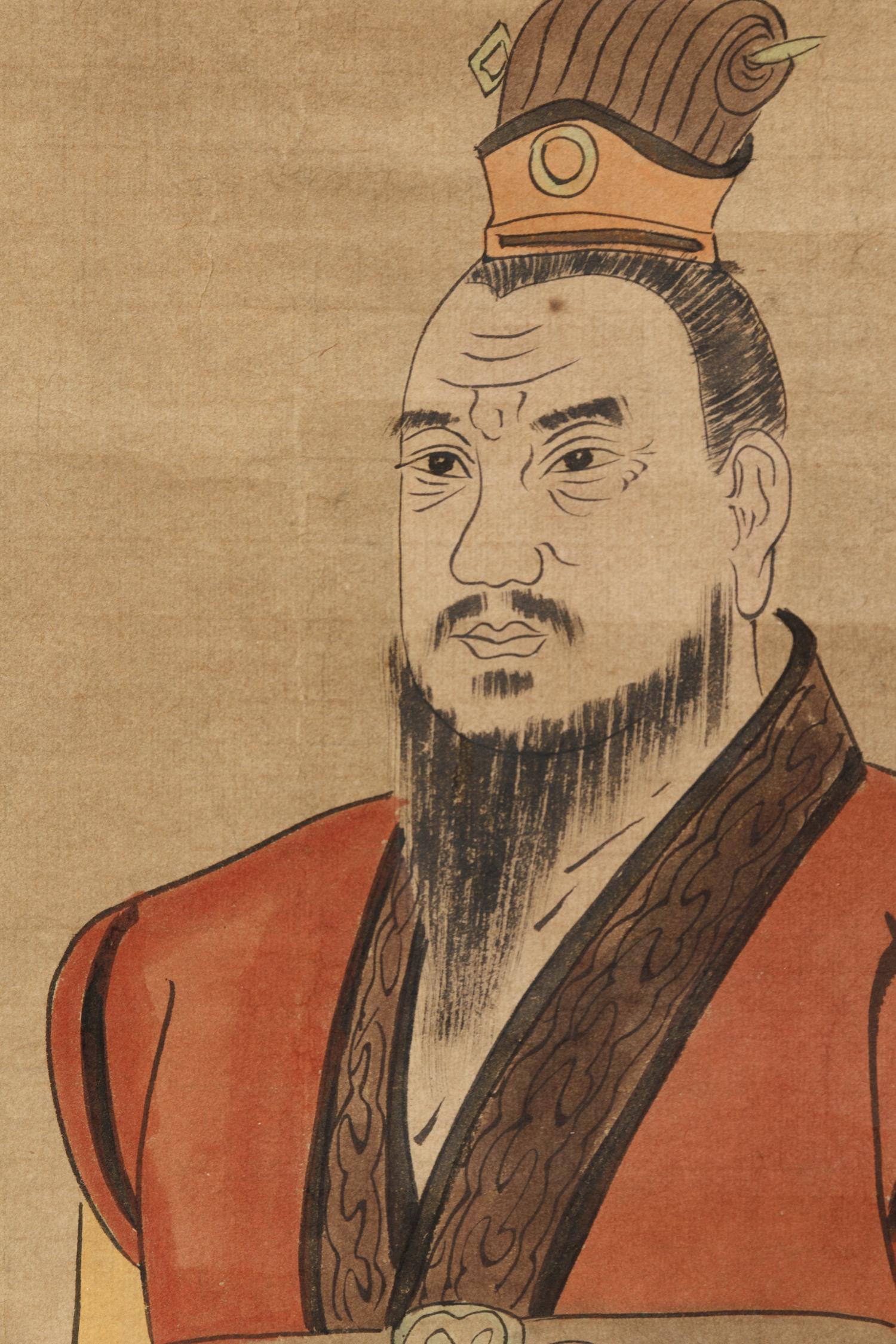 A Pair of Chinese Ancestral Portraits