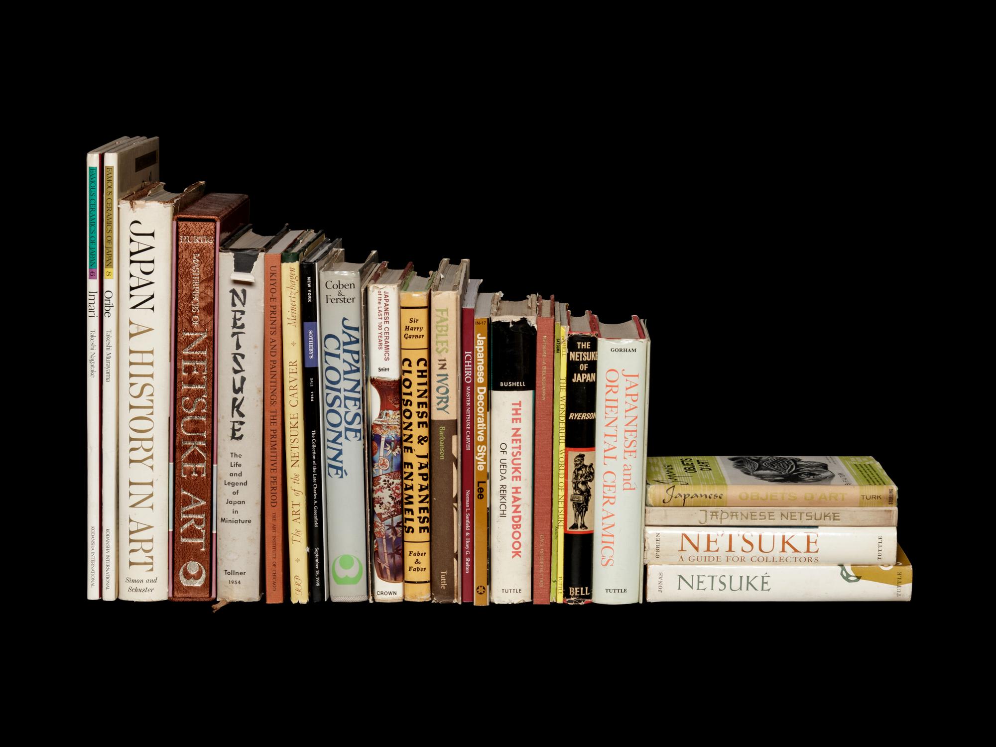 [JAPANESE ART—REFERENCE] A collection of reference books pertaining to Japanese art, comprising: