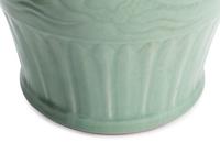 A Pair of Chinese Celadon-Glazed Porcelain Jars