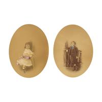 Henry Pollock (Born 1810, active 1849-1889) — Portraits of Two Children (a pair)