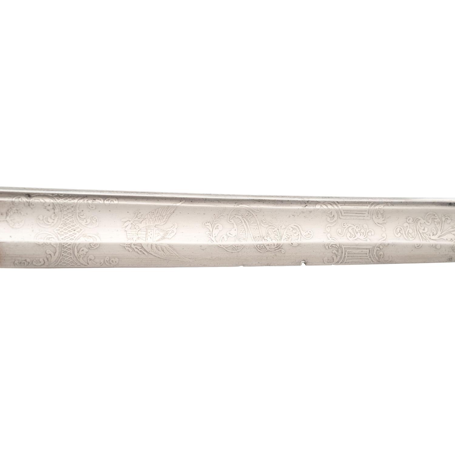 Two Ames Presentation Swords to Lt. Henry Ward (Capt.) 57th Mass Infantry WIA at Antietam, Spotsylvania & Petersburg, POW Petersburg & Post-War General