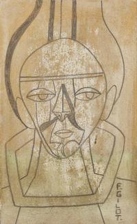Figure with African Mask , 2006