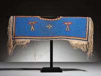 Sioux Girl's Beaded Hide Dress Yoke