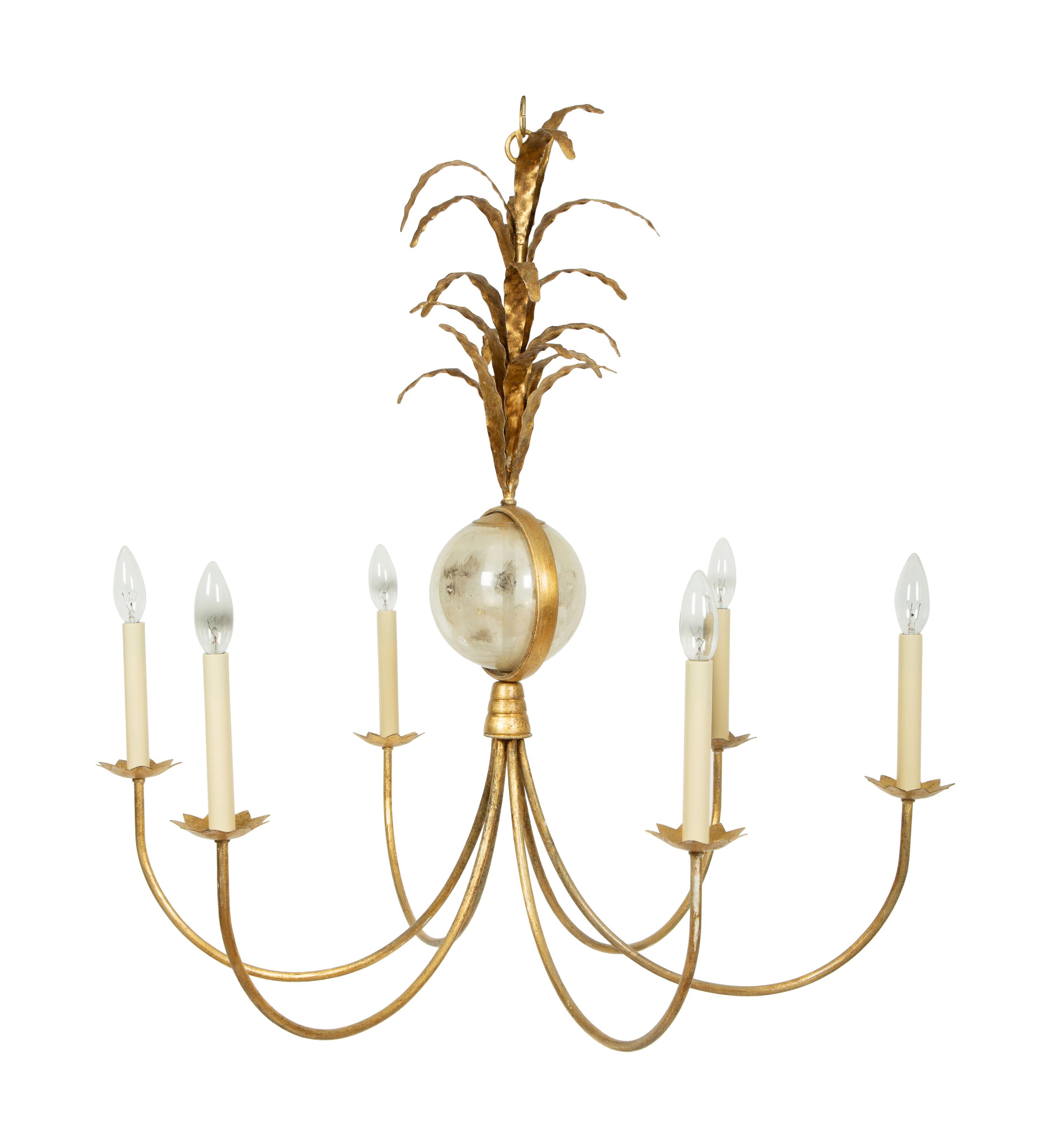 A Neoclassical Style Six Light Chandelier by Visual Comfort — 20TH/21ST CENTURY