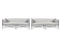 A Pair of Mario Papperzini 'Amalfi' Sofas