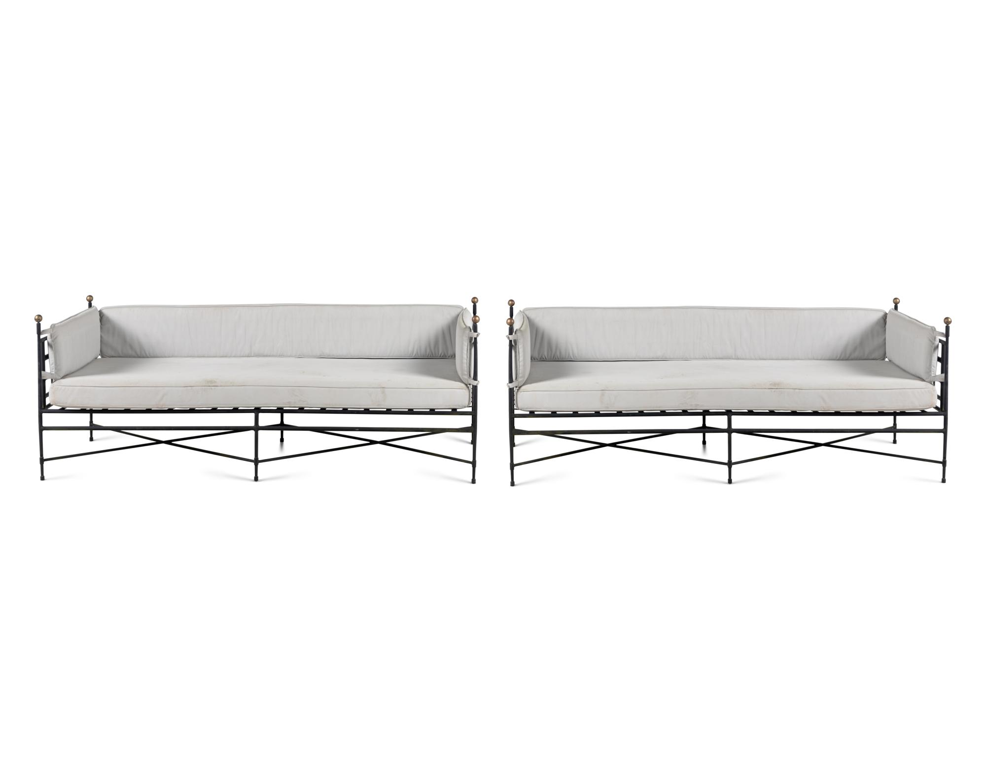 A Pair of Mario Papperzini 'Amalfi' Sofas