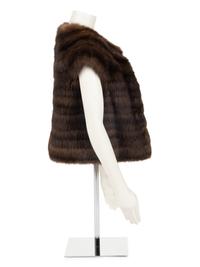J. Mendel Sable Fur Sleeveless Jacket