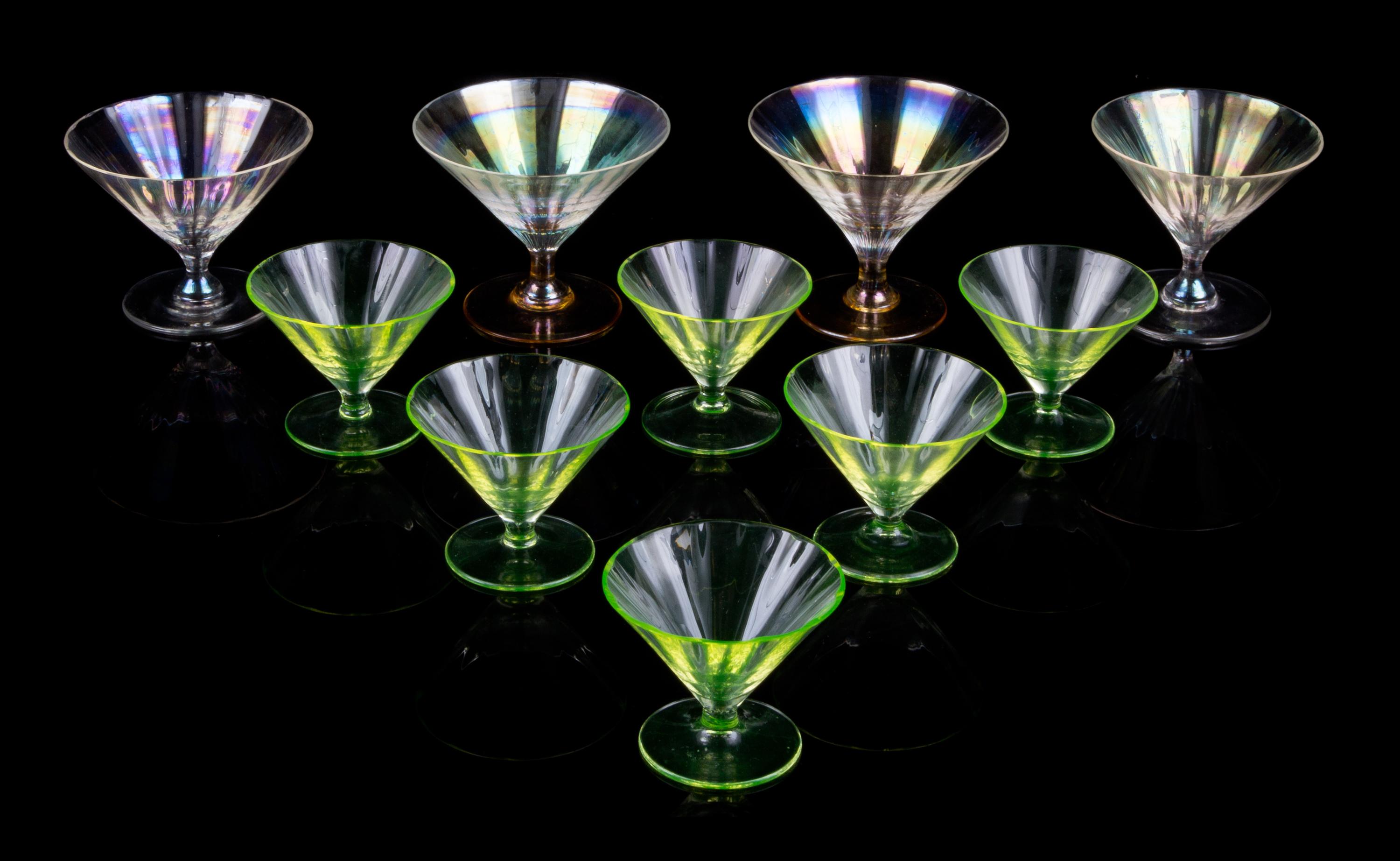 A Group of Cut Glass Table Articles Diameter of first 5 3/4 inches.