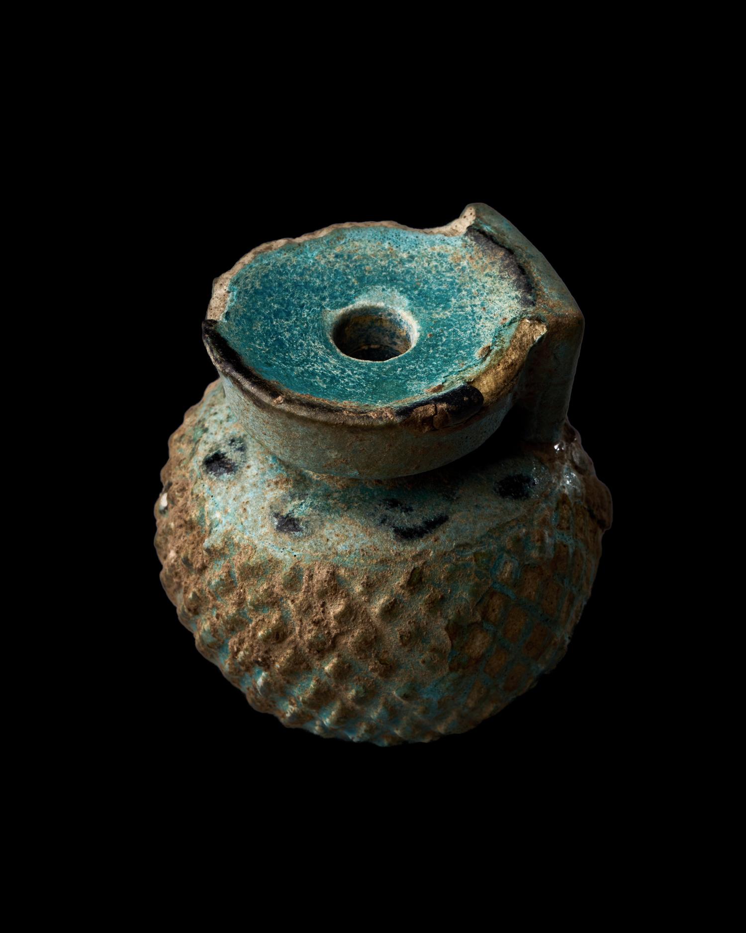 A Rhodian Faience Aryballos