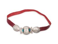 Navajo Silver and Turquoise Belt Buckle