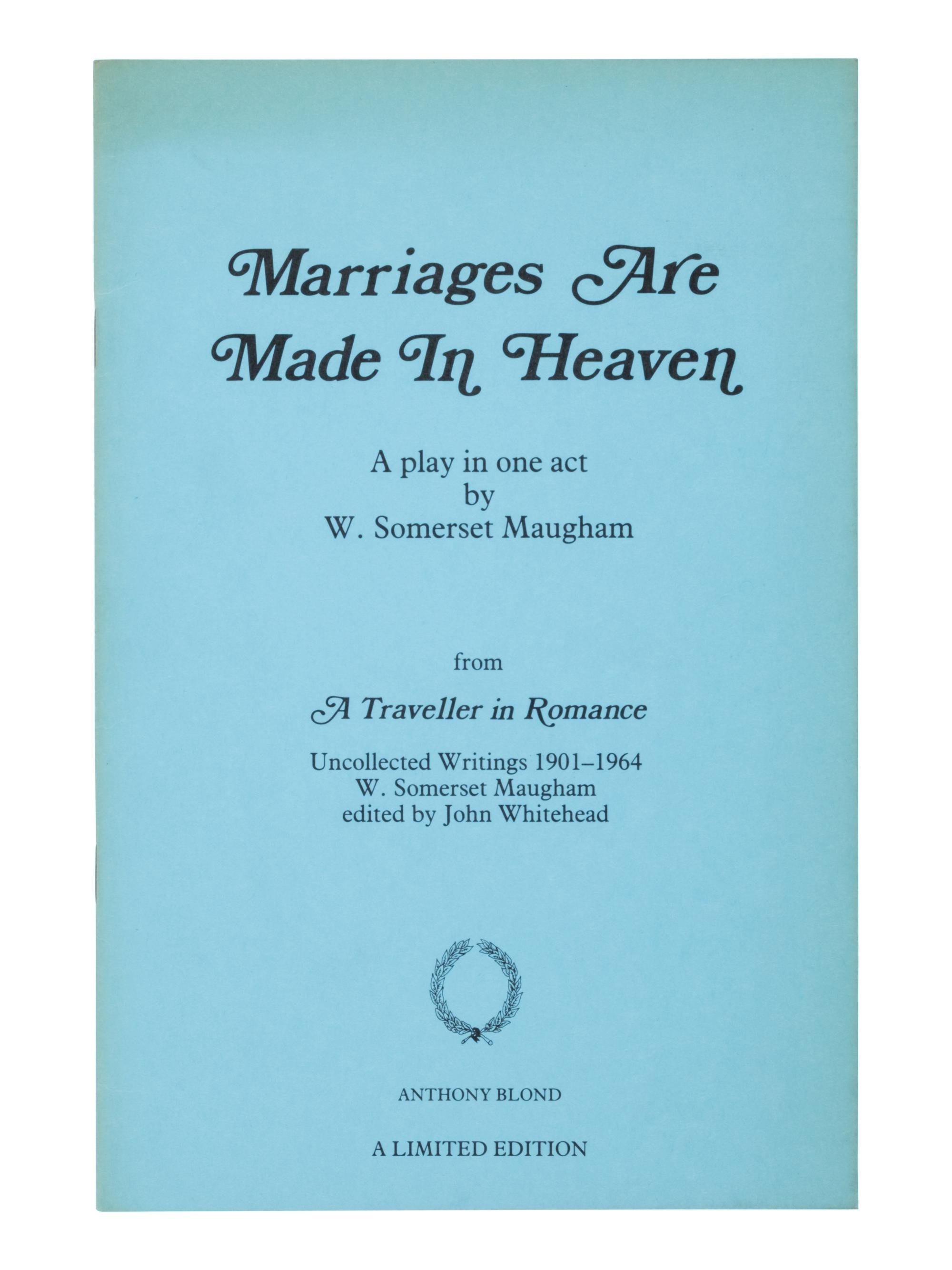 [Literature] [Maugham, W. Somerset]. Group of 23 Theater Related Titles