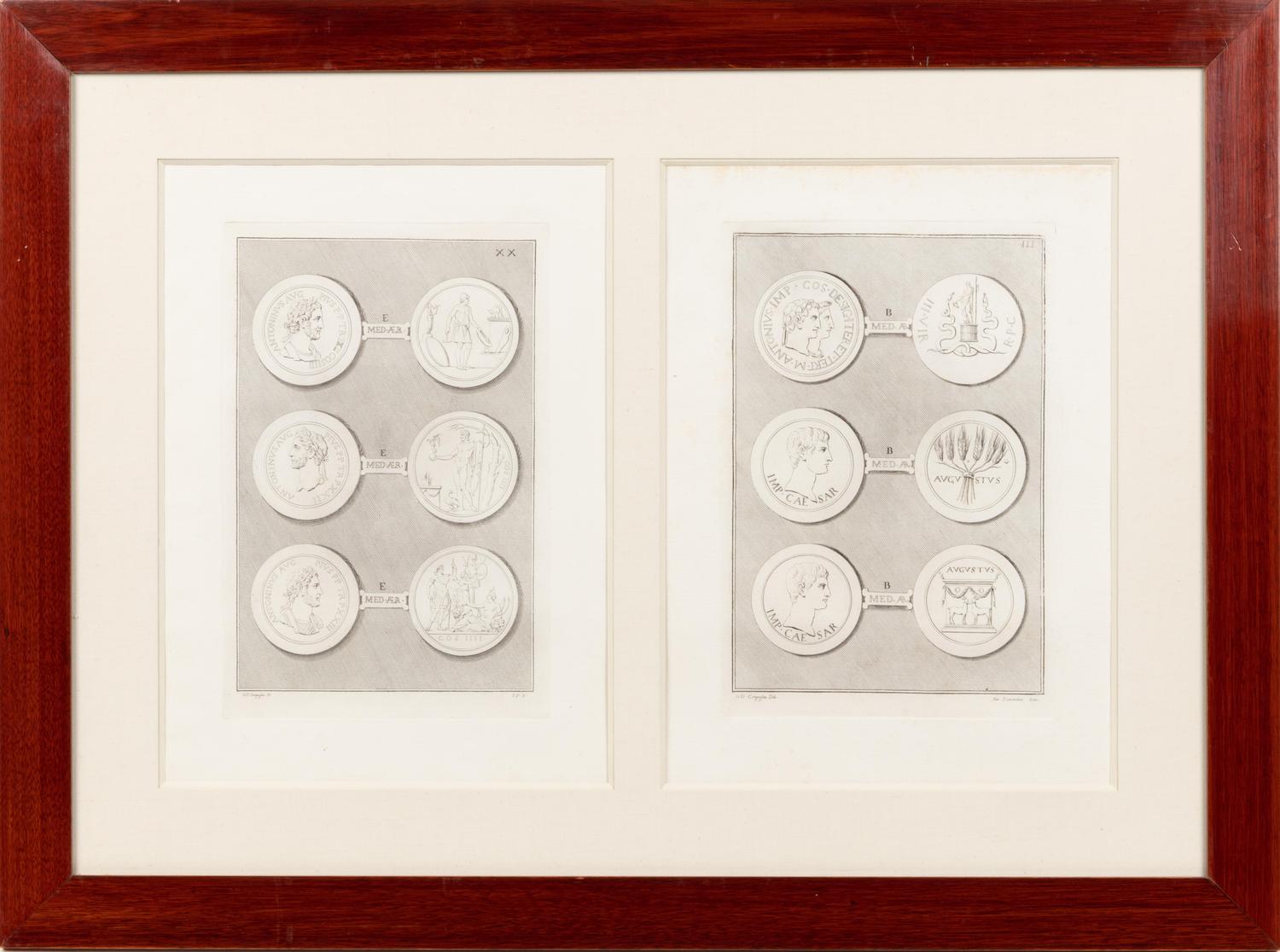 A Set of Eight Engravings
