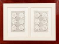 A Set of Eight Engravings