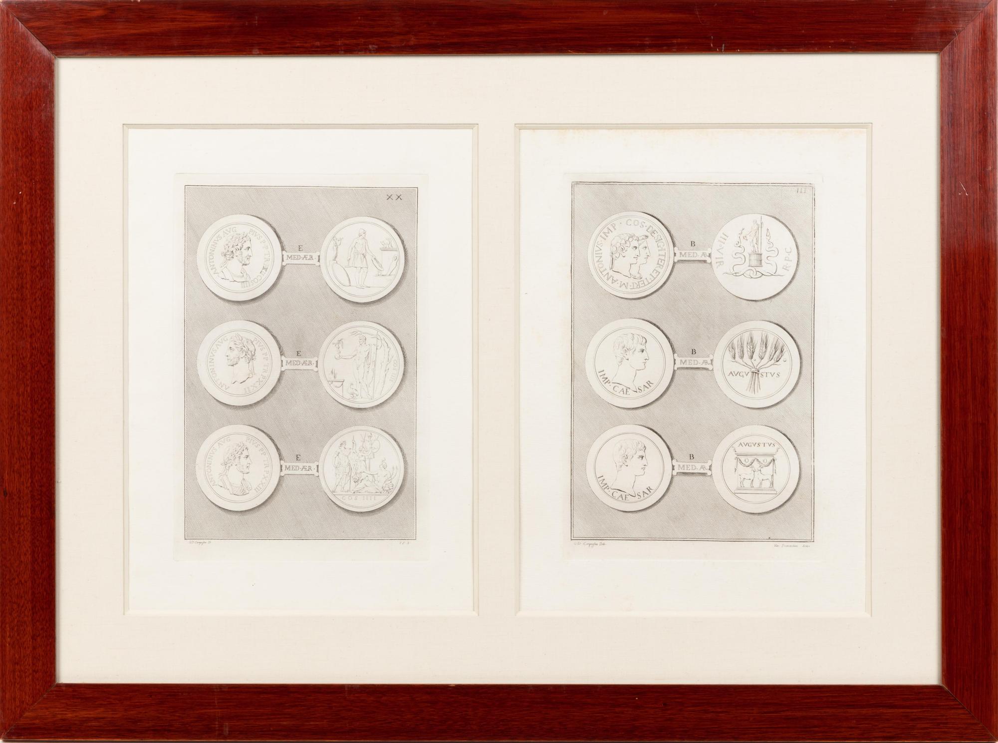 A Set of Eight Engravings