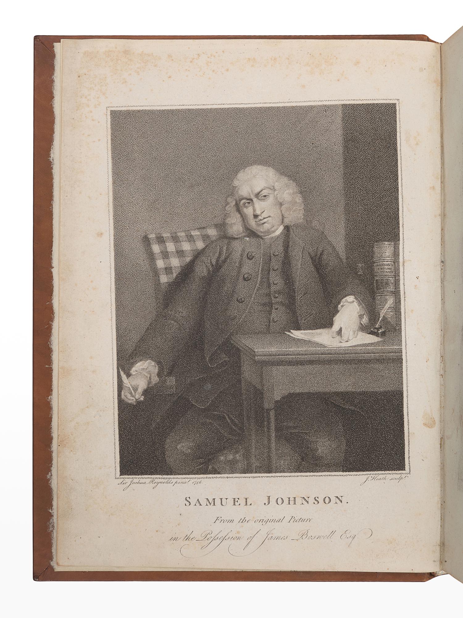 BOSWELL, James (1740-1795). The Life of Samuel Johnson . London: Henry Baldwin for Charles Dilly, 1791.