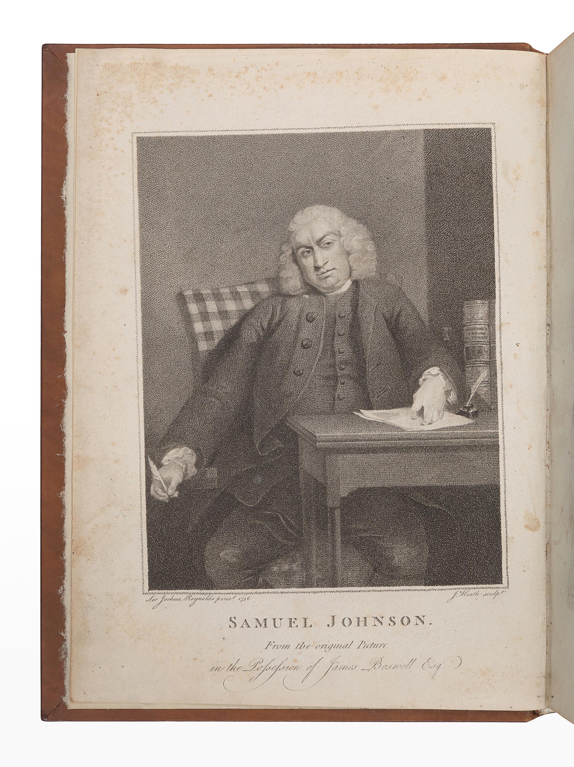 BOSWELL, James (1740-1795). The Life of Samuel Johnson . London: Henry Baldwin for Charles Dilly, 1791.