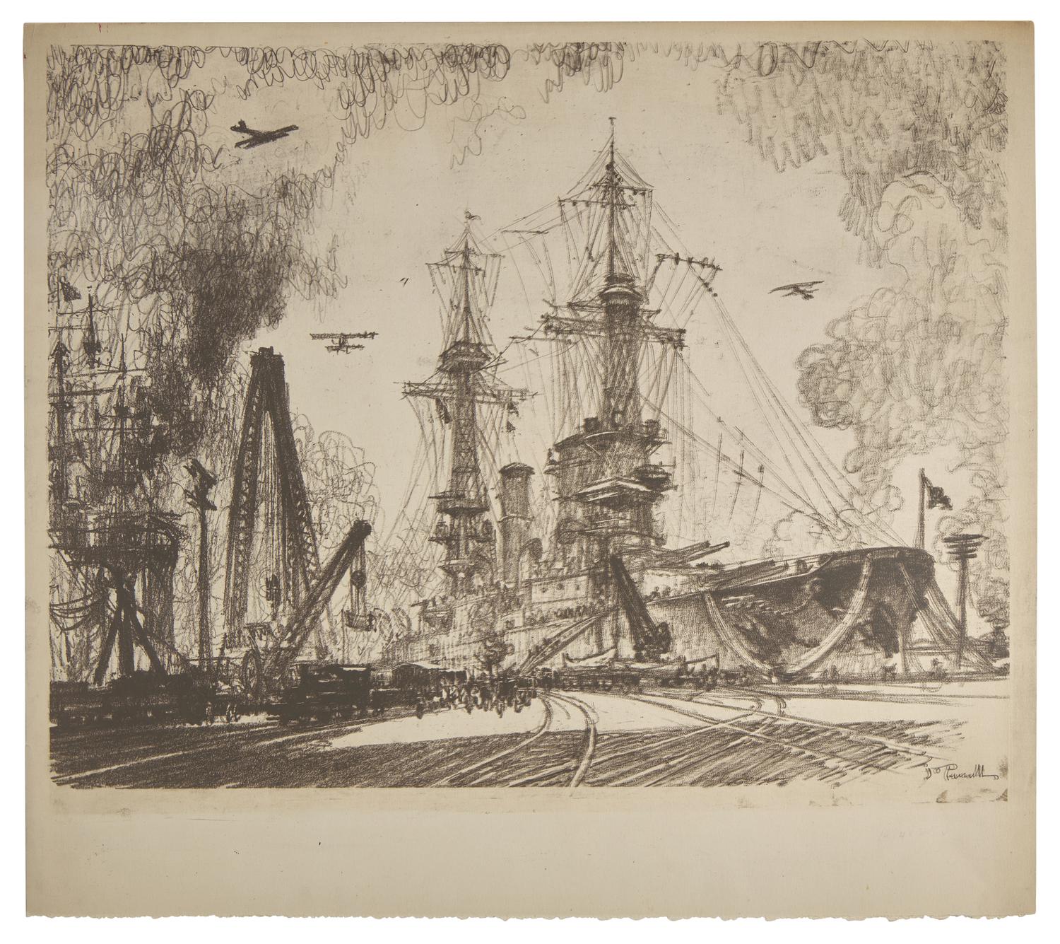 Six Works: Ready to Start, also known as Provide the Sinews of War (4); together with In Dry Dock; together with Building Submarine Chasers), 1917 (6)