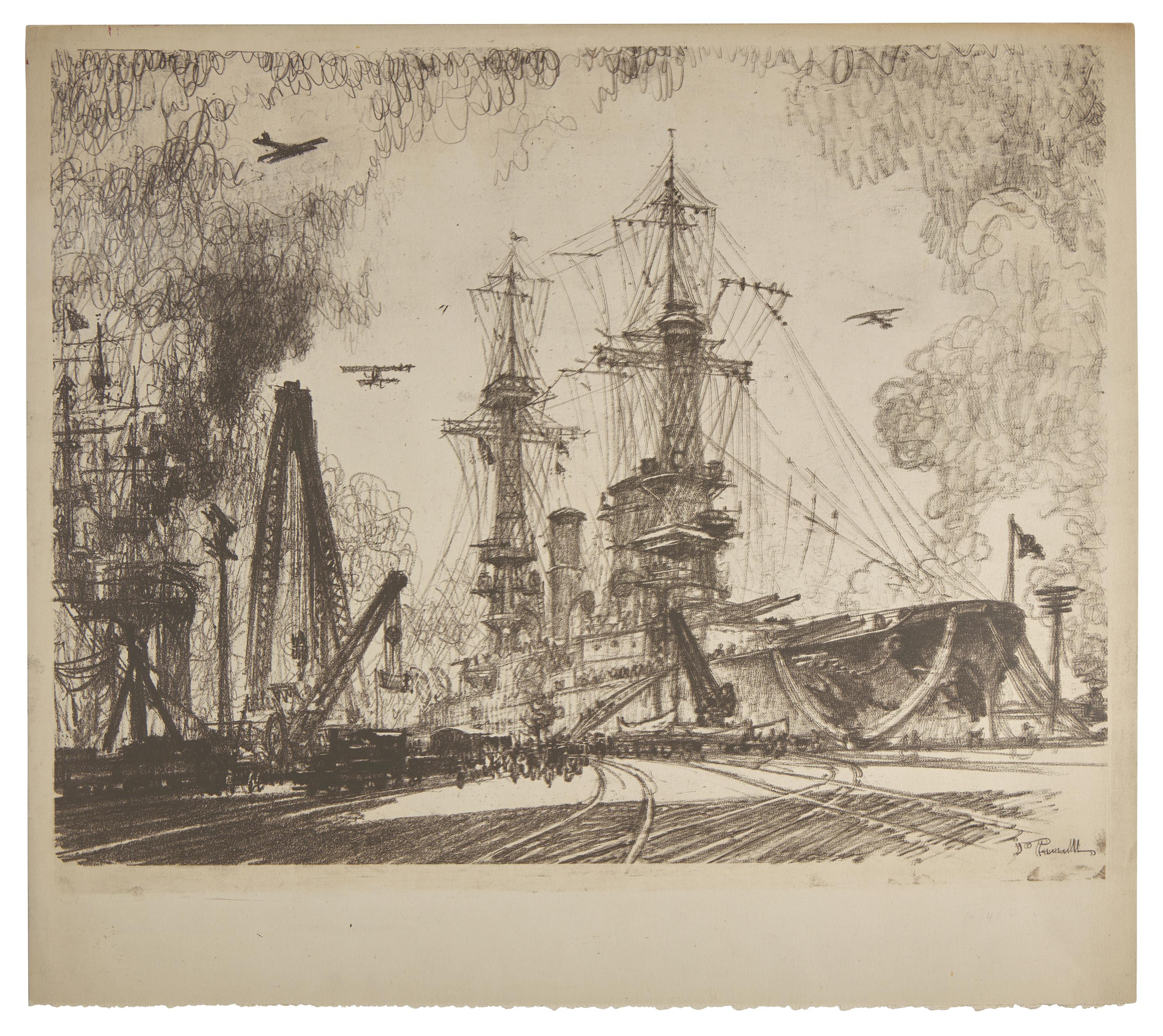 Six Works: Ready to Start, also known as Provide the Sinews of War (4); together with In Dry Dock; together with Building Submarine Chasers), 1917 (6)