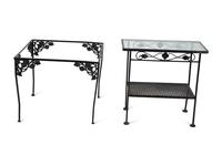 A Pair of Salterini Wrought Iron Armchairs