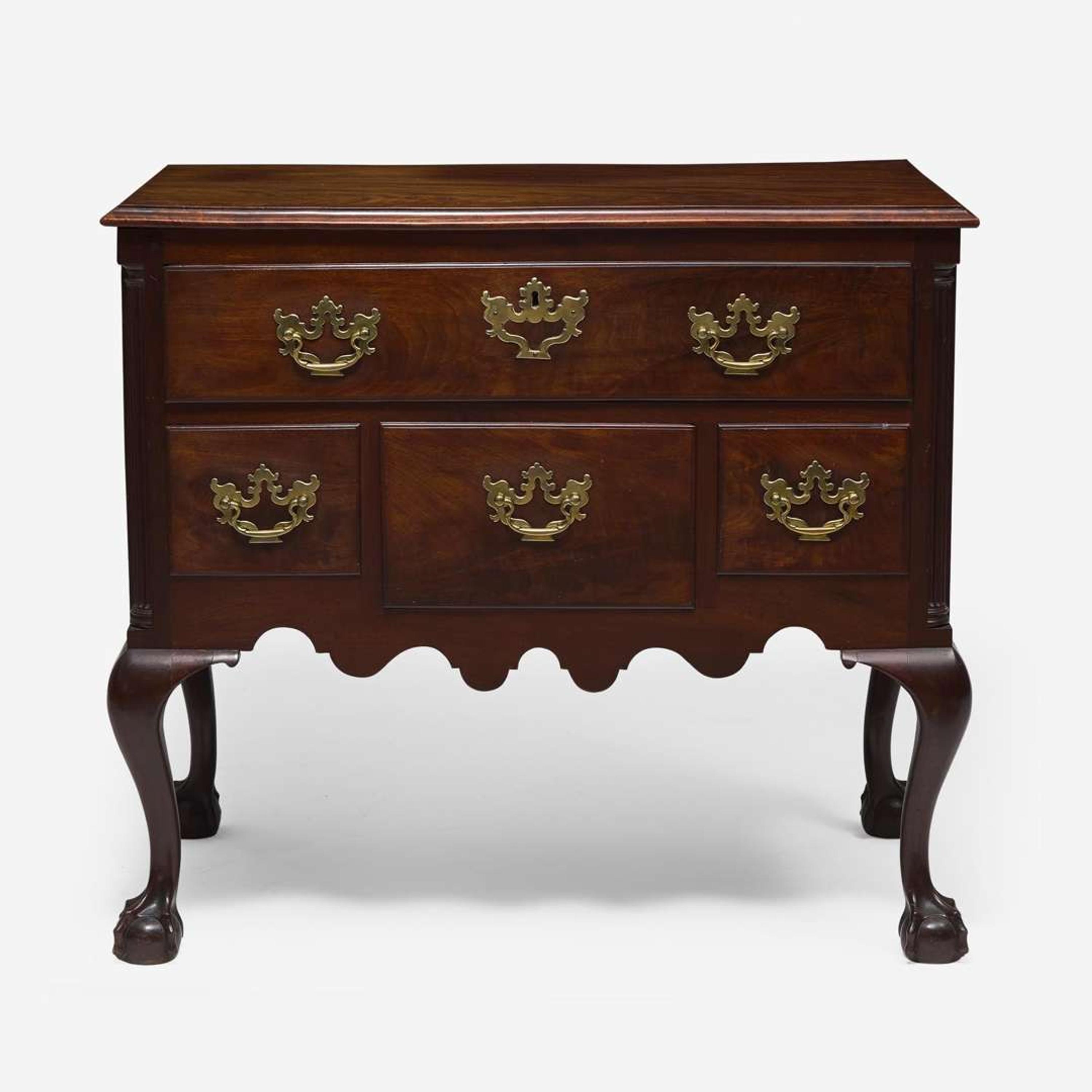 A Chippendale figured mahogany dressing table Philadelphia, PA, circa 1765