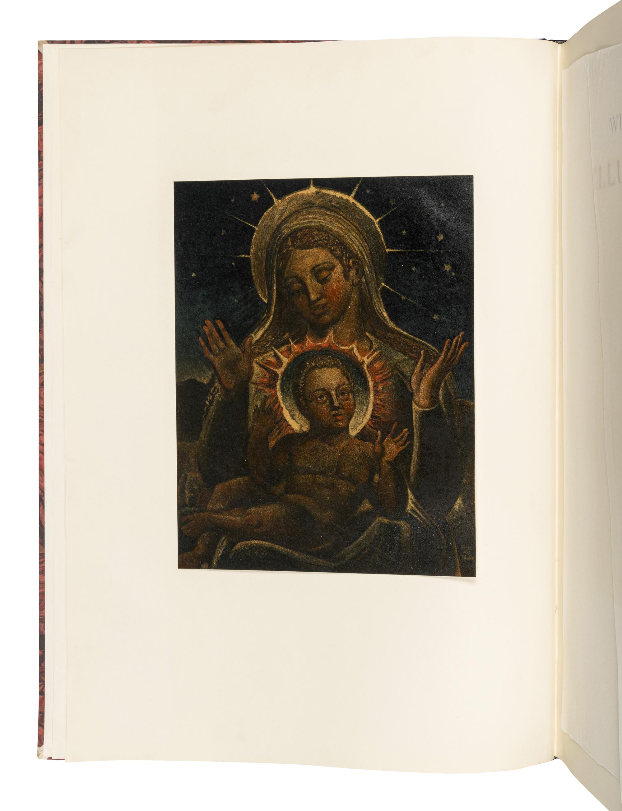 BLAKE, William (1757-1827). Jerusalem: A Facsimile of the Illuminated Book . London: The Trianon Press for the William Blake Trust, [1951].