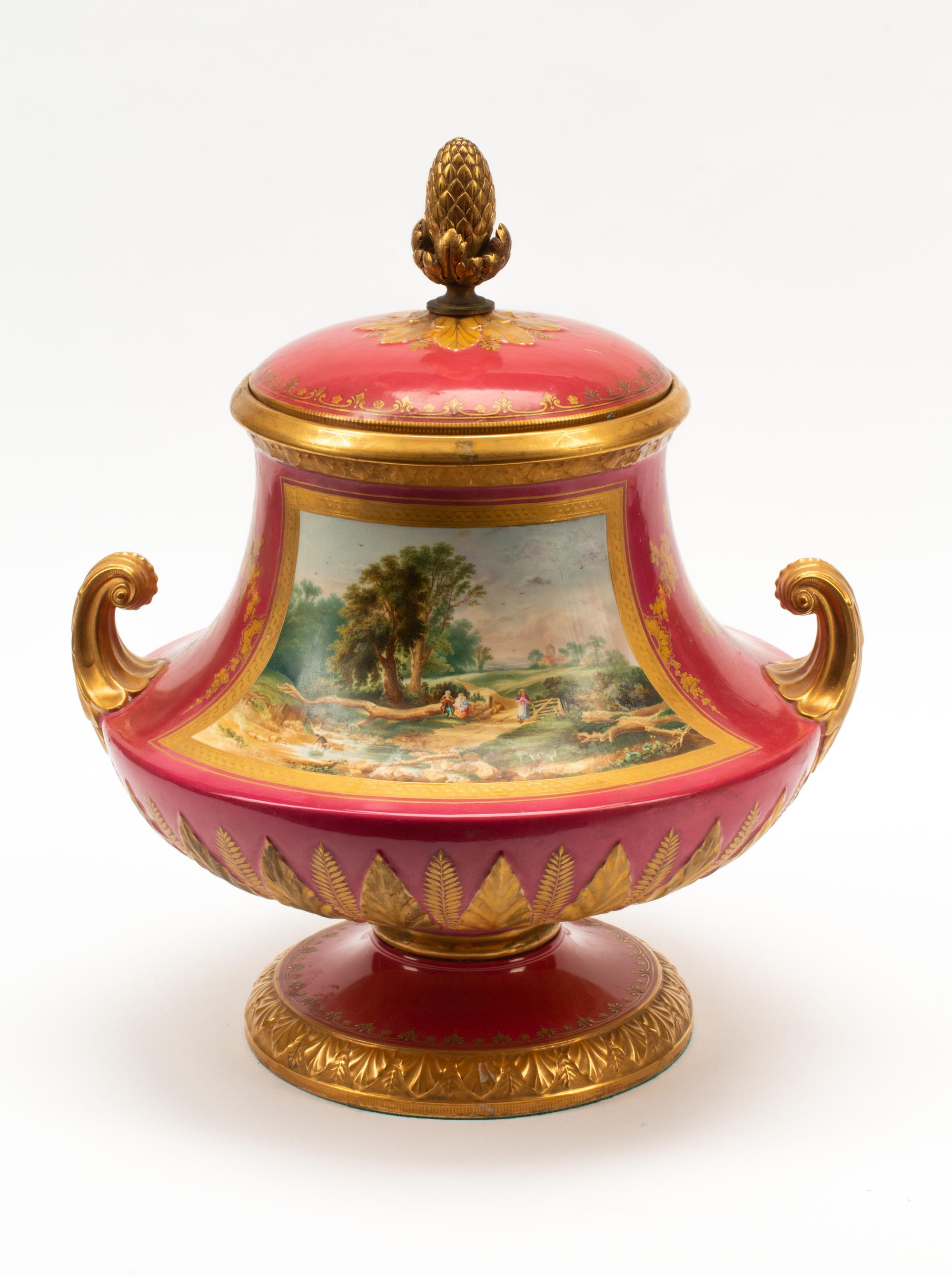 A French Porcelain Centerpiece