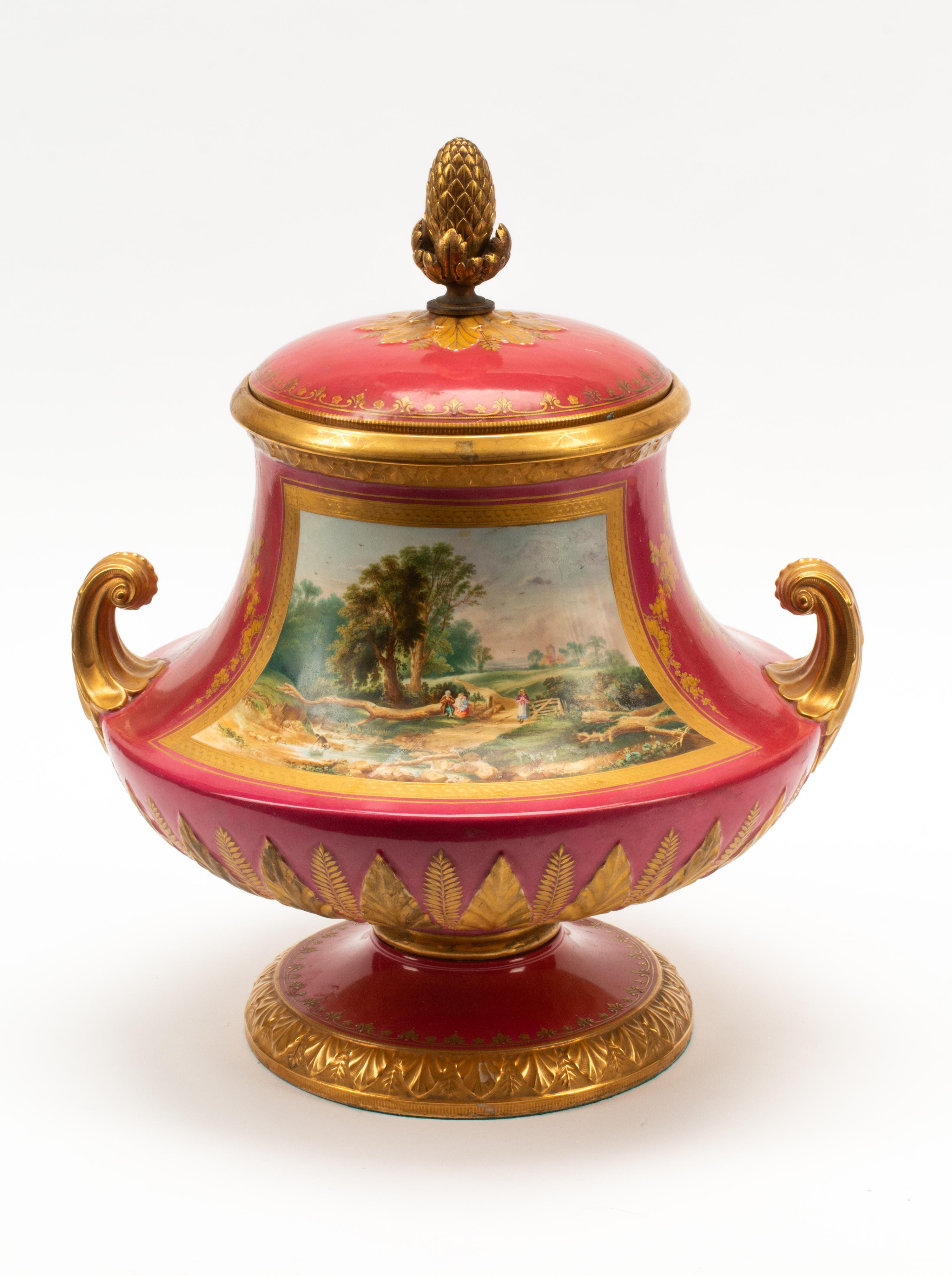 A French Porcelain Centerpiece