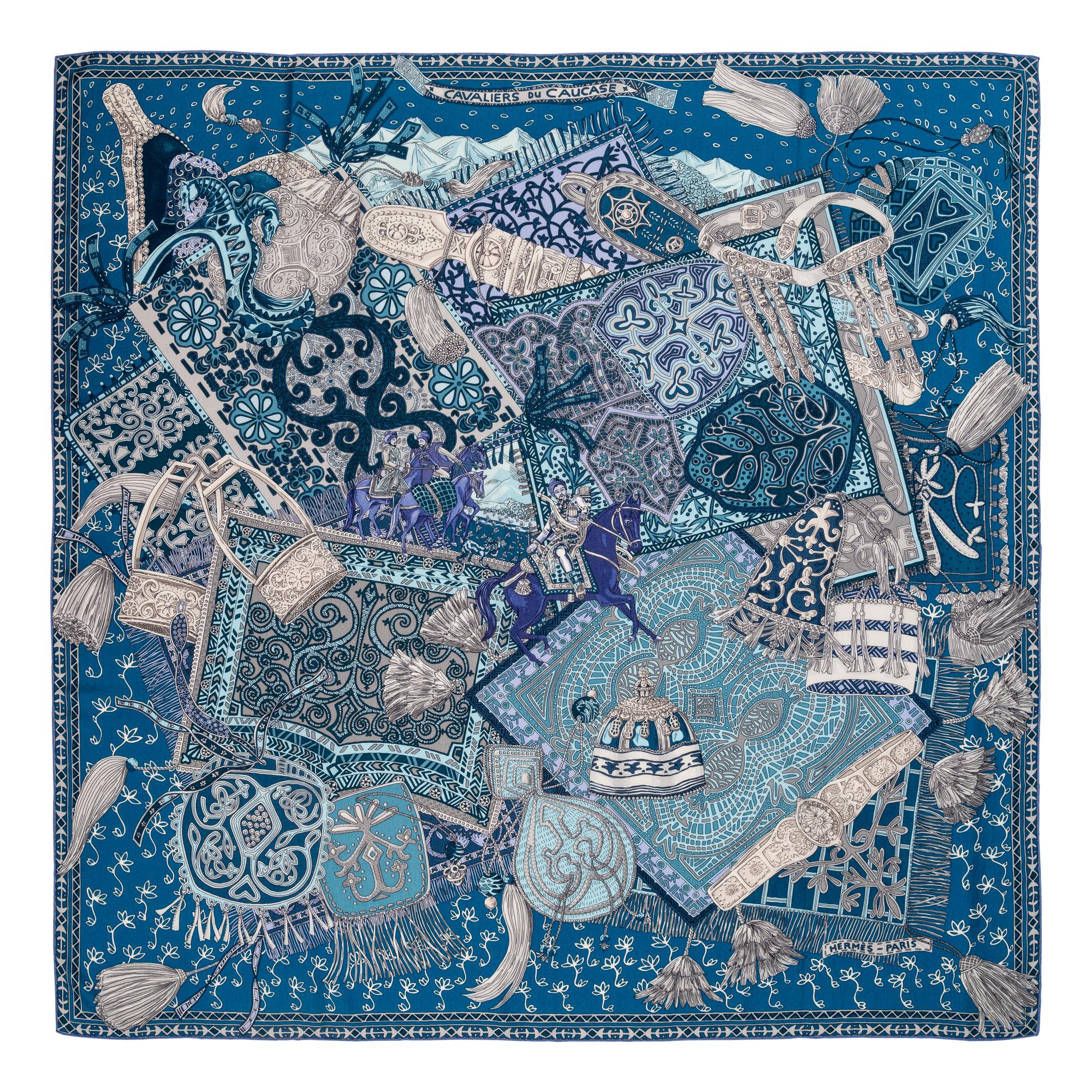 Hermès 140cm Cashmere/Silk Scarf