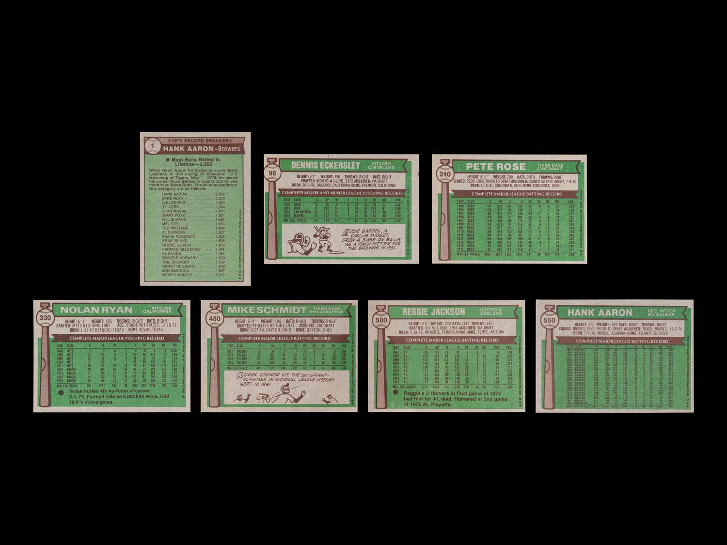 A Complete Set of 1976 Topps Baseball Cards (660/660)