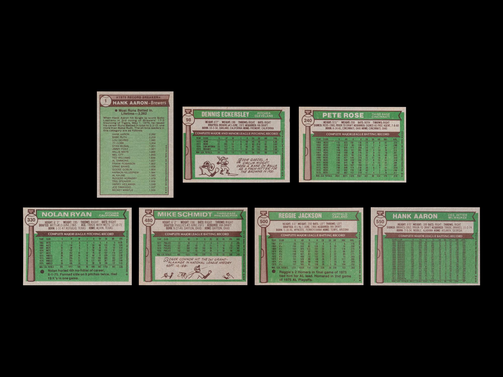 A Complete Set of 1976 Topps Baseball Cards (660/660)