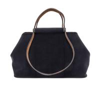 An Hermes Black Canvas Cabag Elan Tote, 10" x 14" x 5.5".