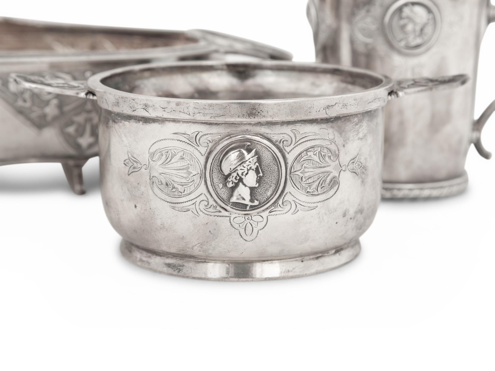 Three American Silver Articles — American, 19th Century